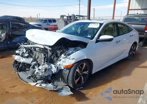 2018 Honda Civic Touring из США, поврежденный, VIN JHMFC1F92JX035742